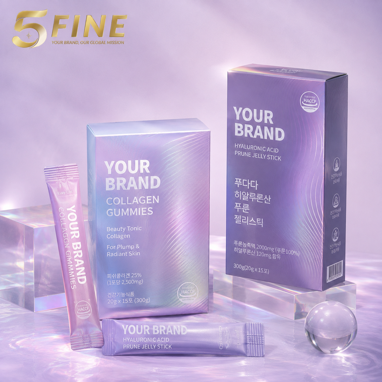 Collagen packaging design — 5FINE OEM/ODM