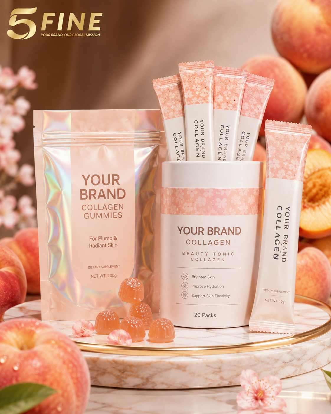 Collagen packaging design — 5FINE OEM/ODM
