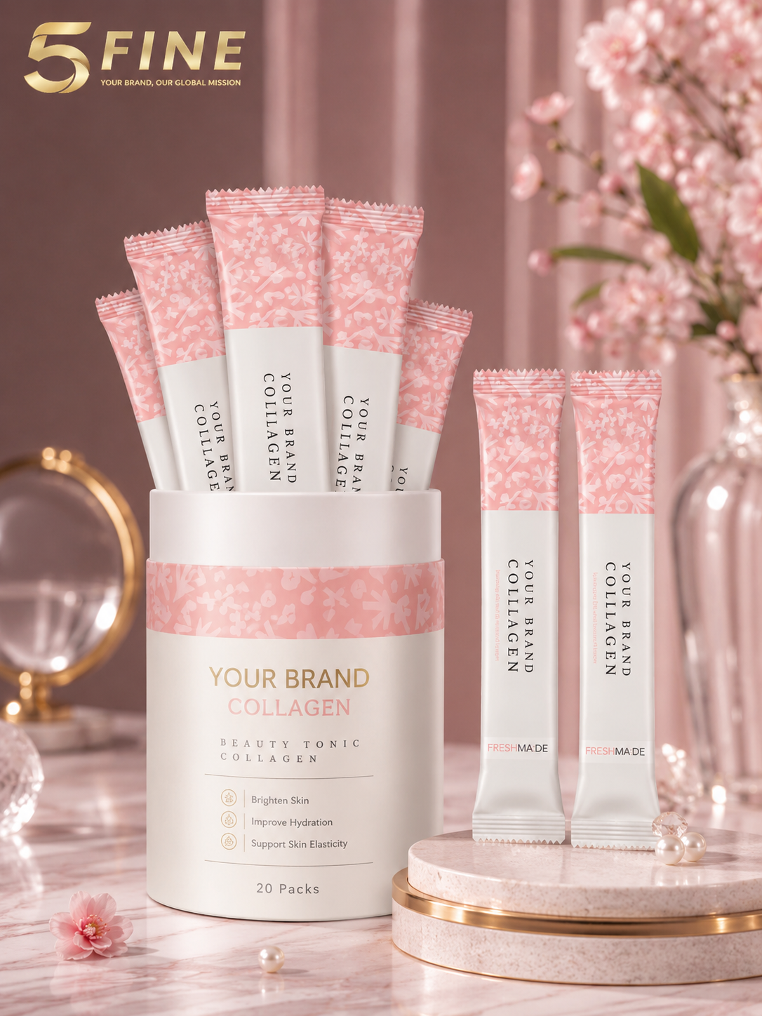 Collagen packaging design — 5FINE OEM/ODM