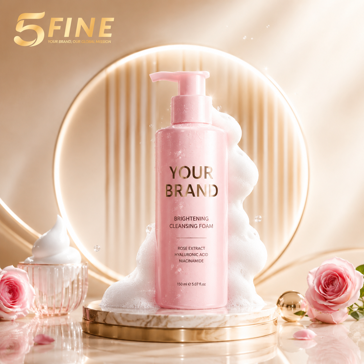 Face Wash packaging design — 5FINE OEM/ODM