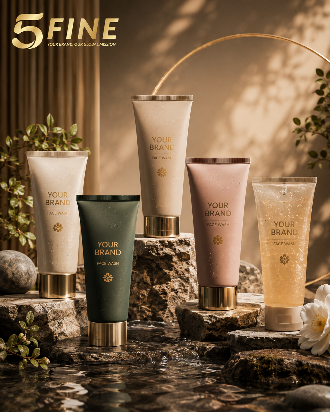 Face Wash packaging design — 5FINE OEM/ODM