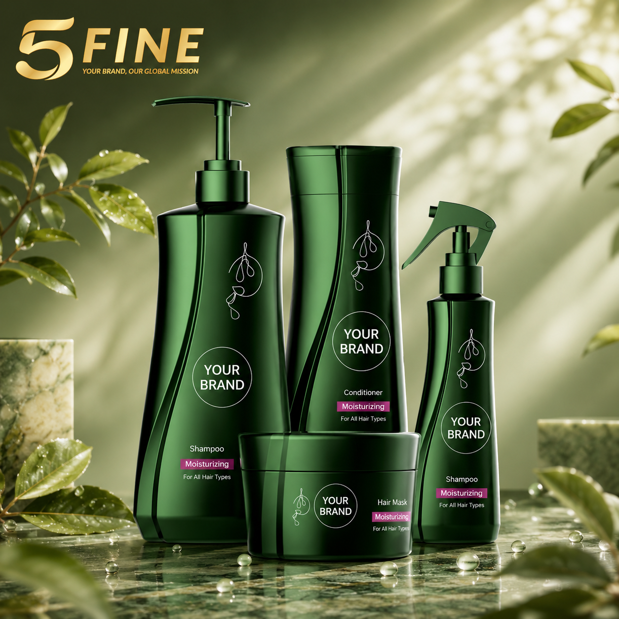 Haircare packaging design — 5FINE OEM/ODM