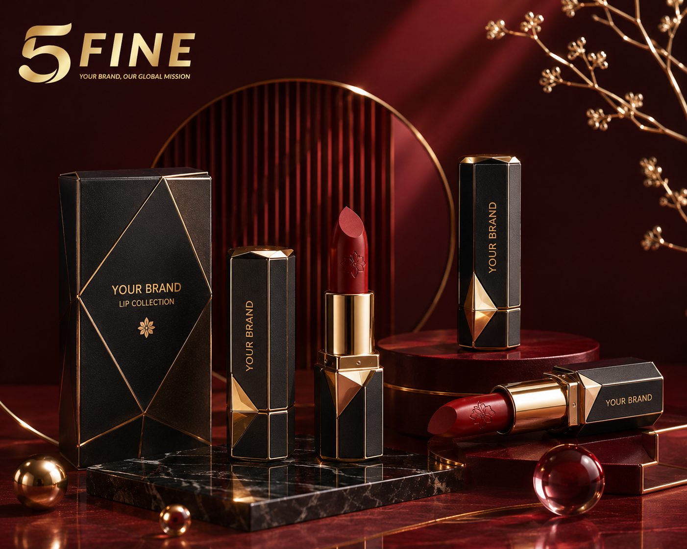 Lipstick packaging design — 5FINE OEM/ODM