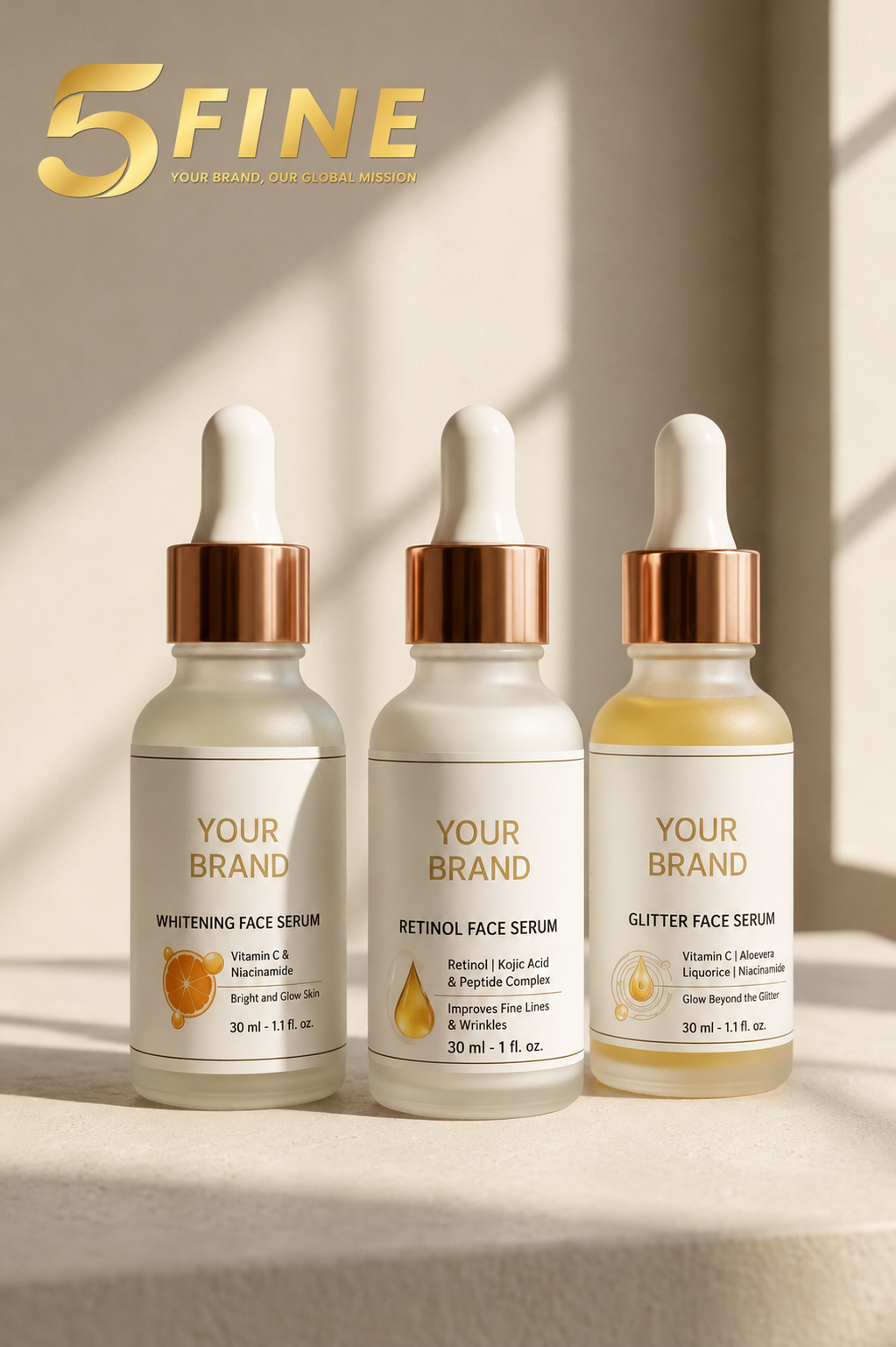 Serum packaging design — 5FINE OEM/ODM