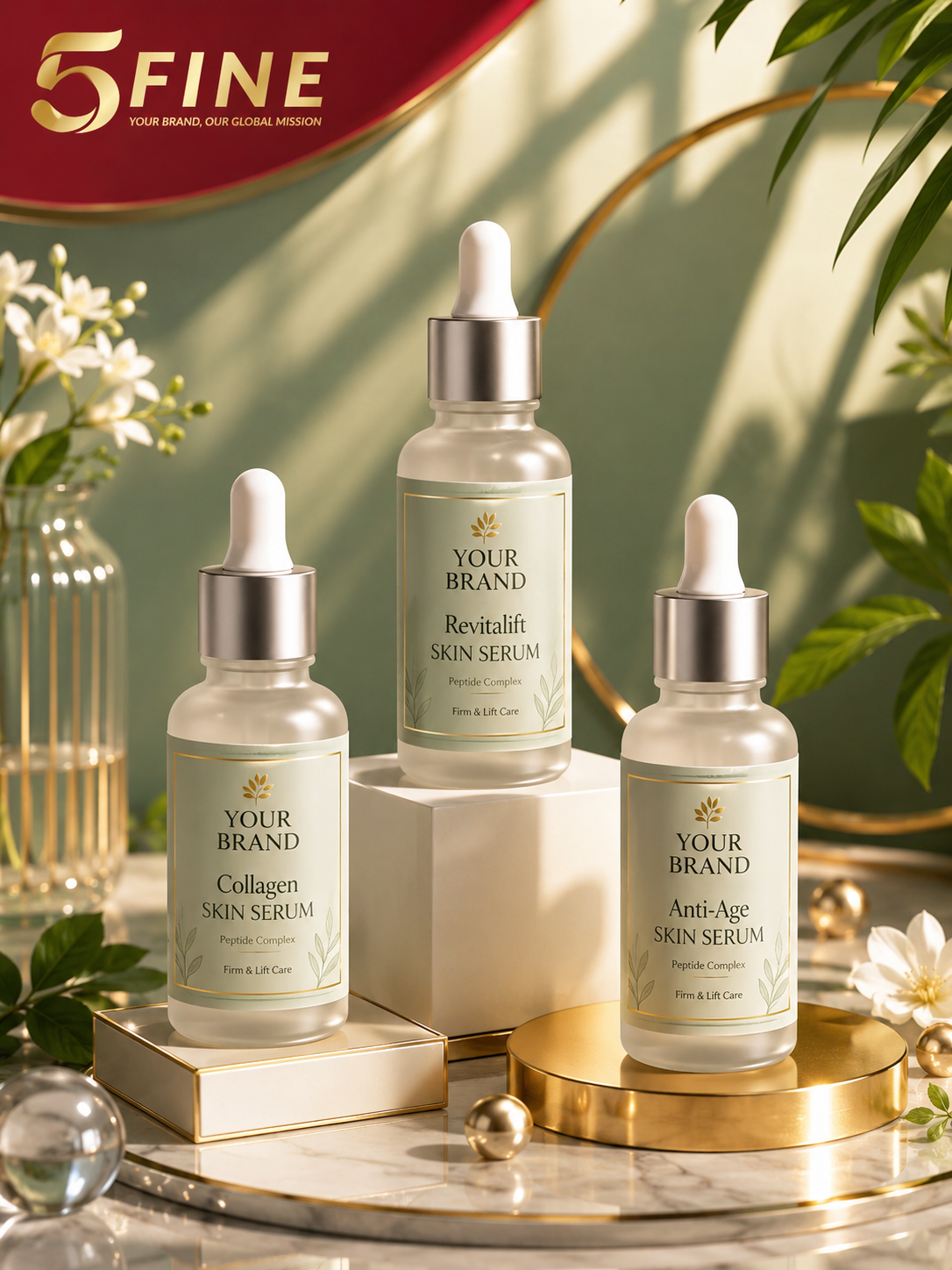 Serum packaging design — 5FINE OEM/ODM