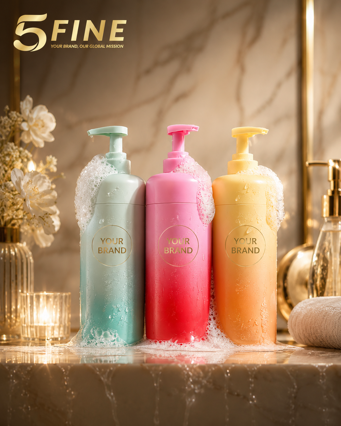 Shower Gel packaging design — 5FINE OEM/ODM