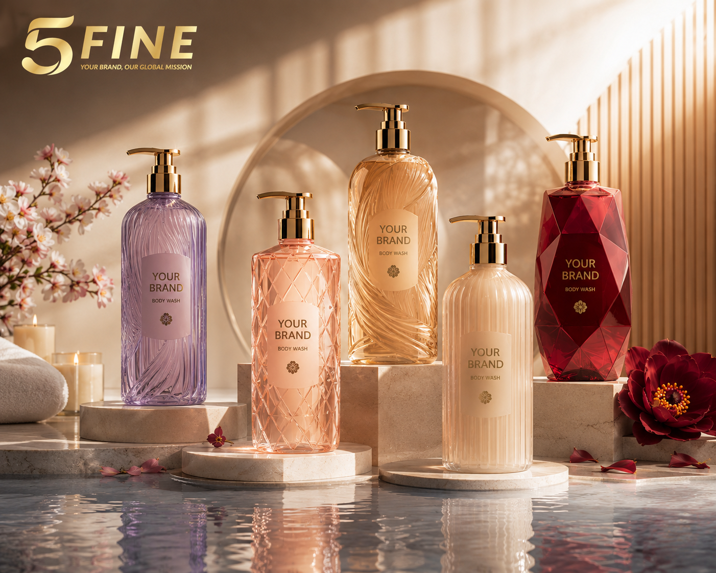 Shower Gel packaging design — 5FINE OEM/ODM