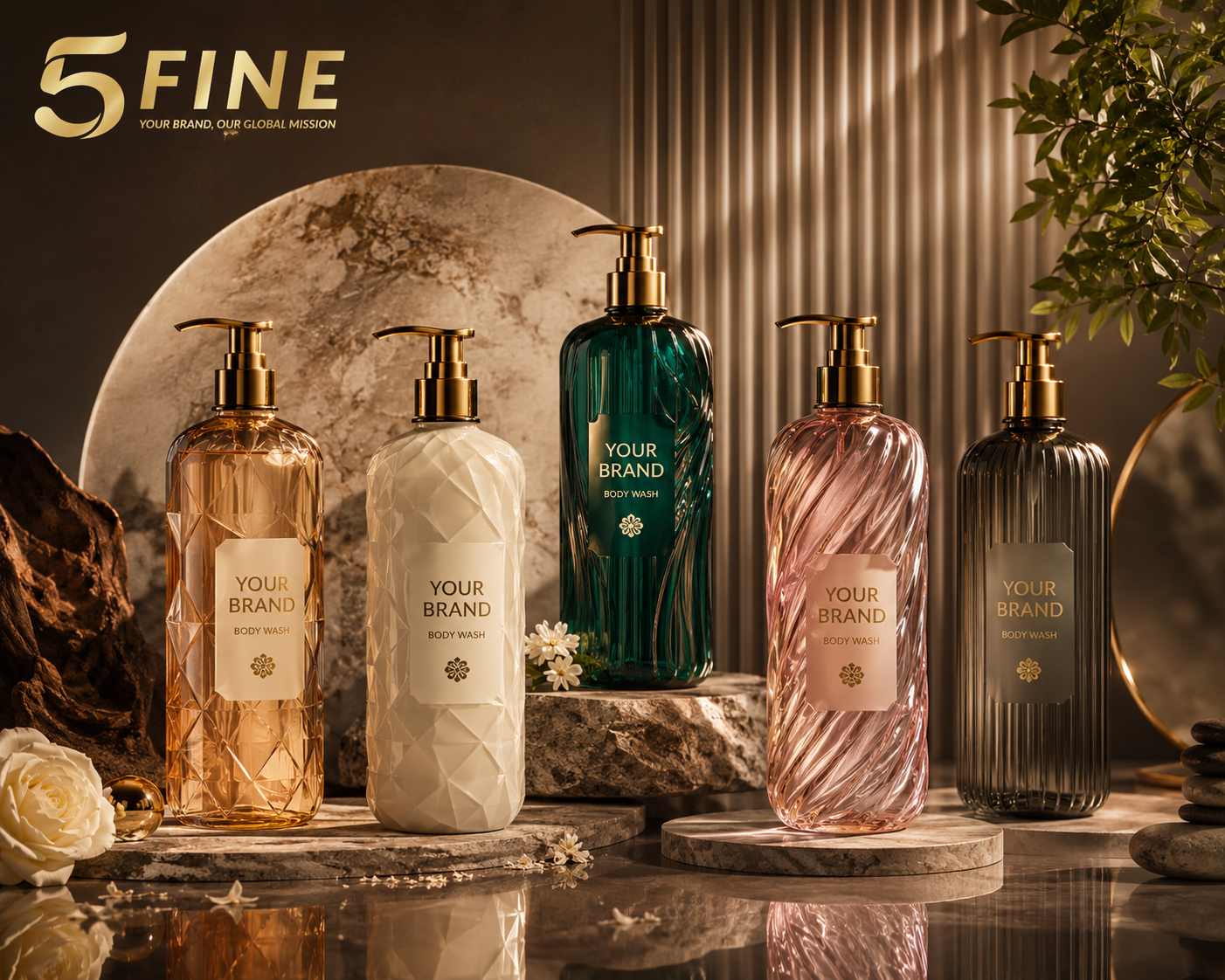 Shower Gel packaging design — 5FINE OEM/ODM
