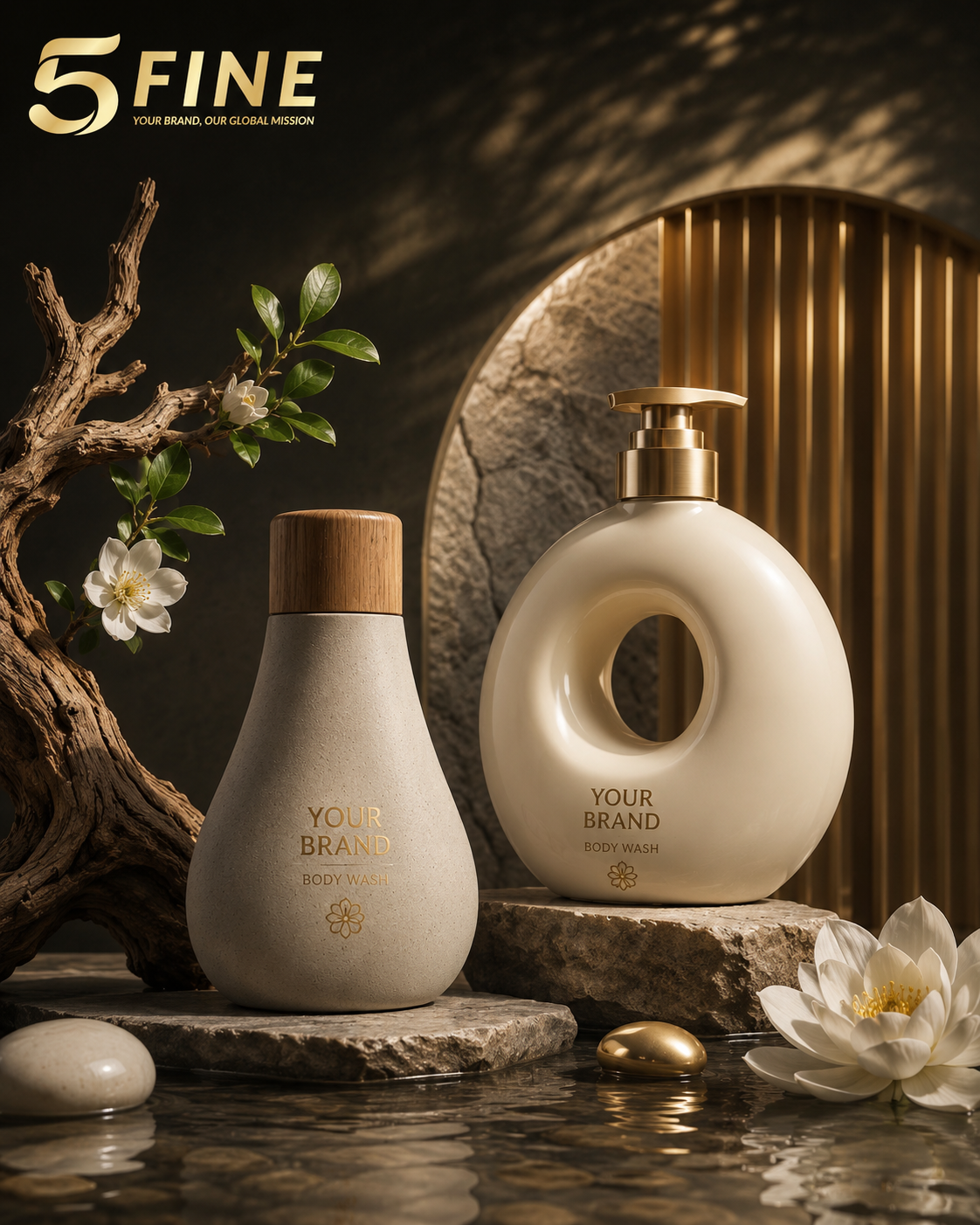 Shower Gel packaging design — 5FINE OEM/ODM