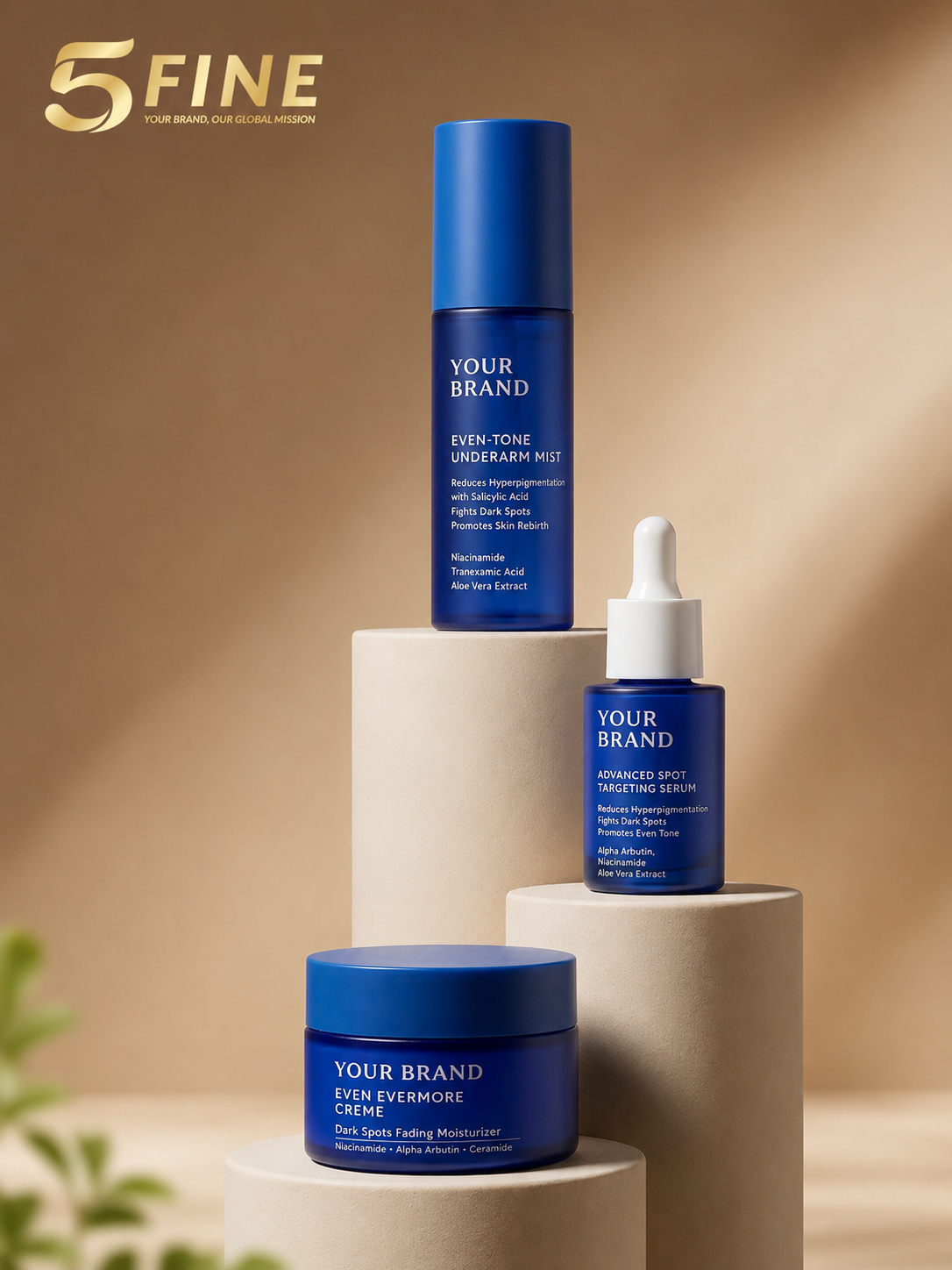 Skincare Sets packaging design — 5FINE OEM/ODM