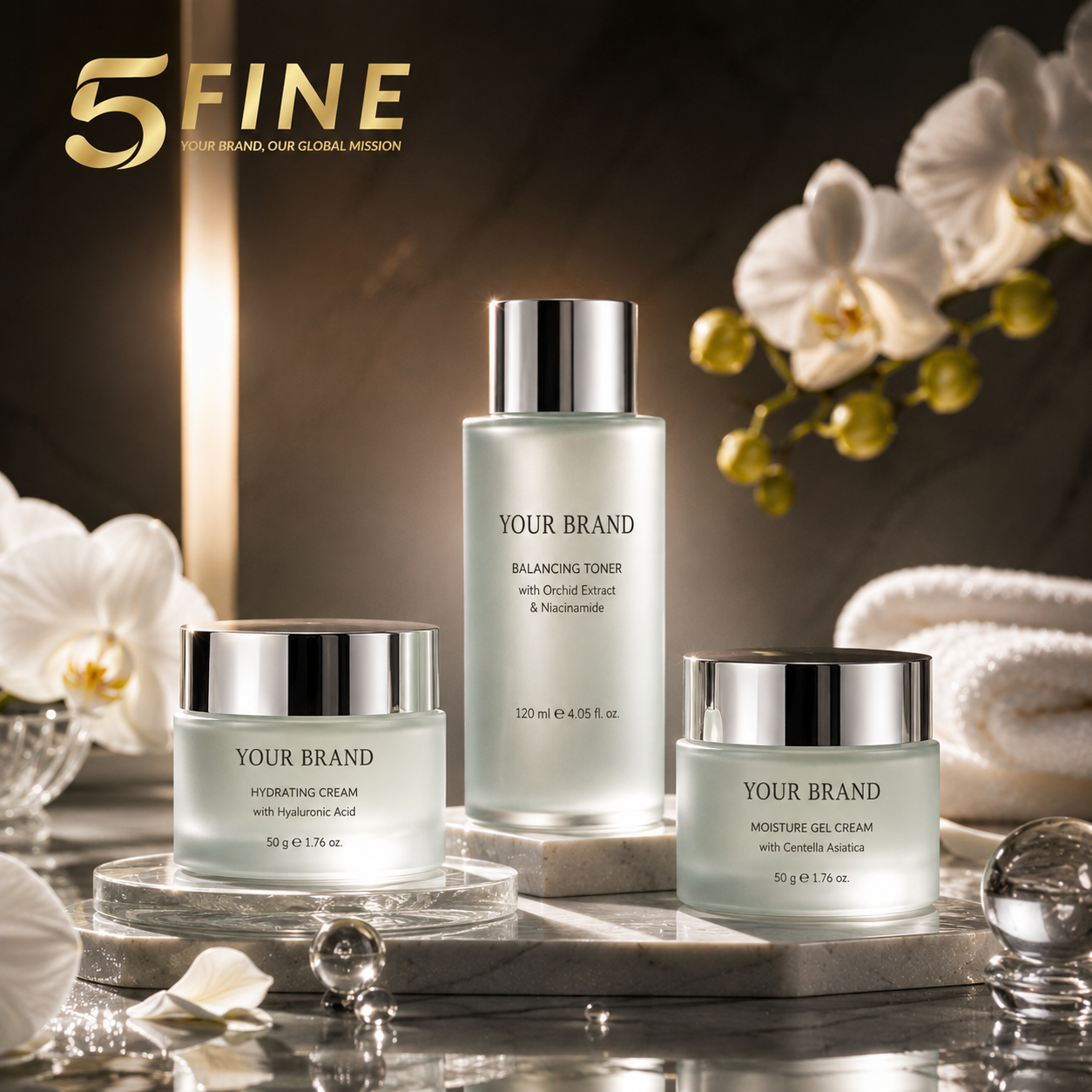 Skincare Sets packaging design — 5FINE OEM/ODM