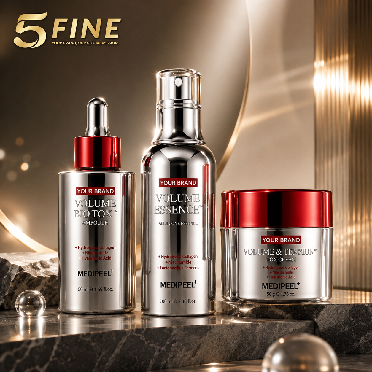 Skincare Sets packaging design — 5FINE OEM/ODM