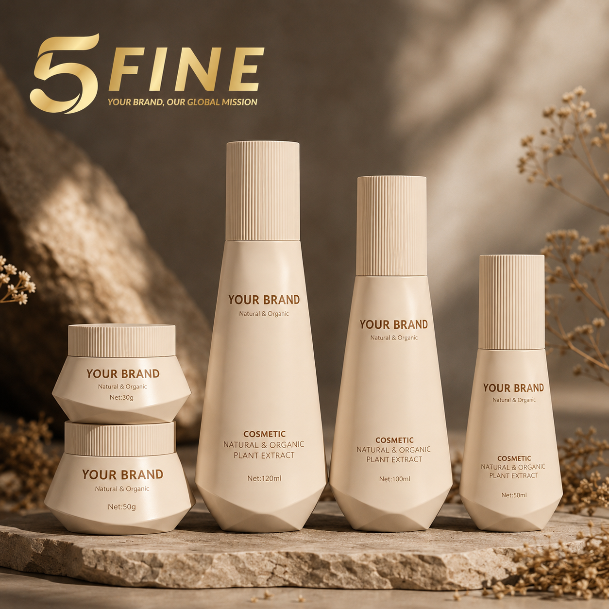 Skincare Sets packaging design — 5FINE OEM/ODM