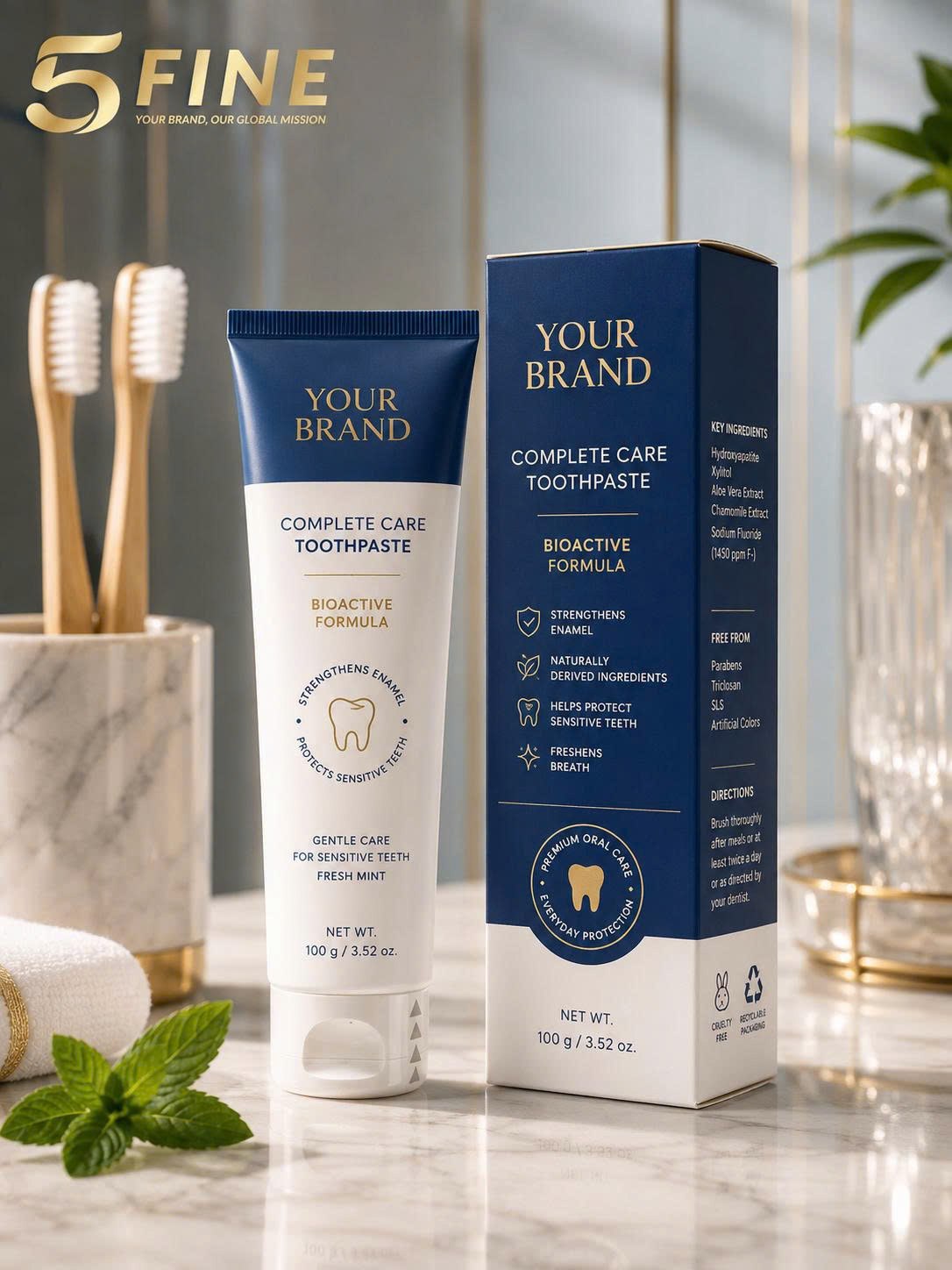 Toothpaste packaging design — 5FINE OEM/ODM