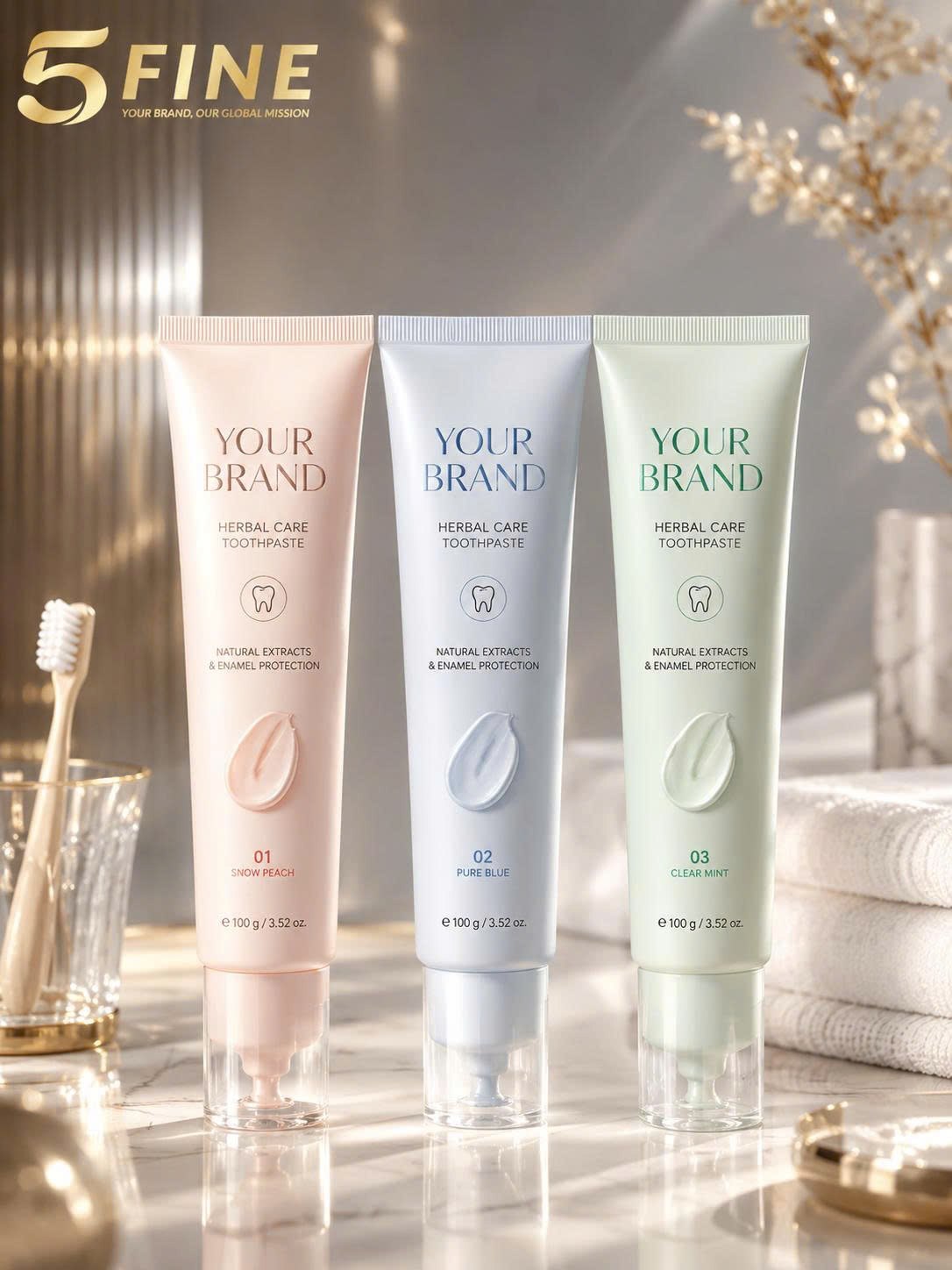 Toothpaste packaging design — 5FINE OEM/ODM