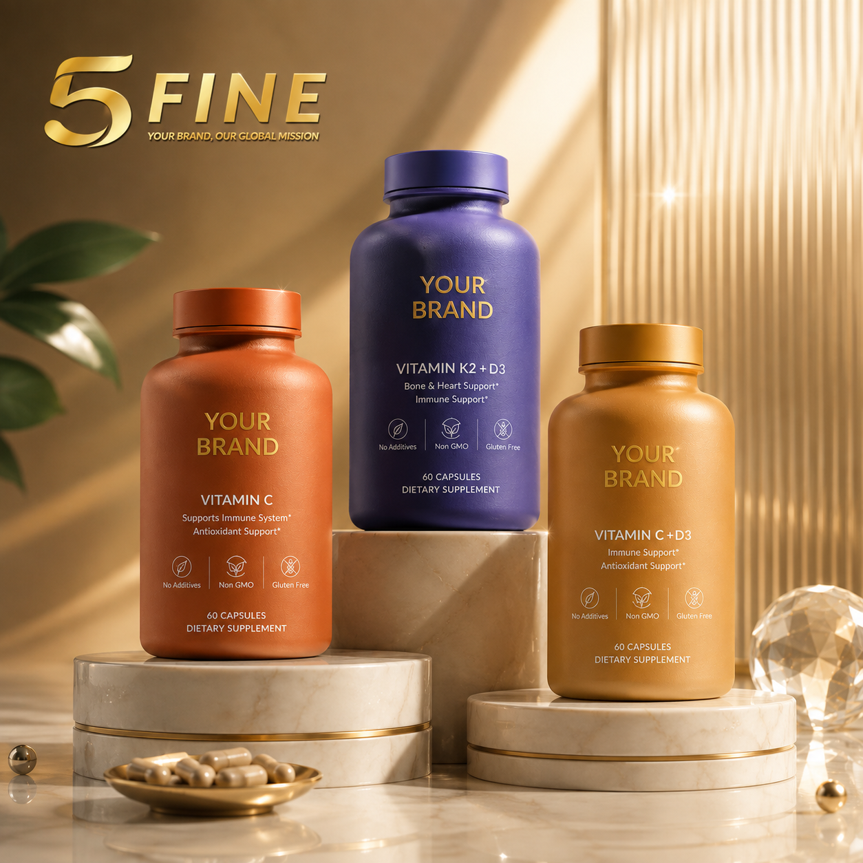 Vitamin packaging design — 5FINE OEM/ODM