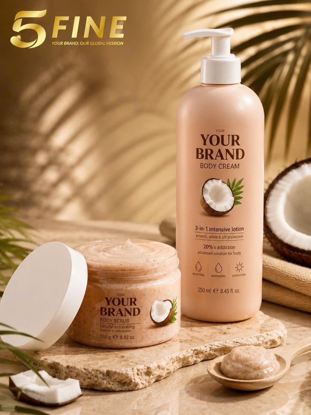 Body Care Set packaging design — 5FINE OEM/ODM