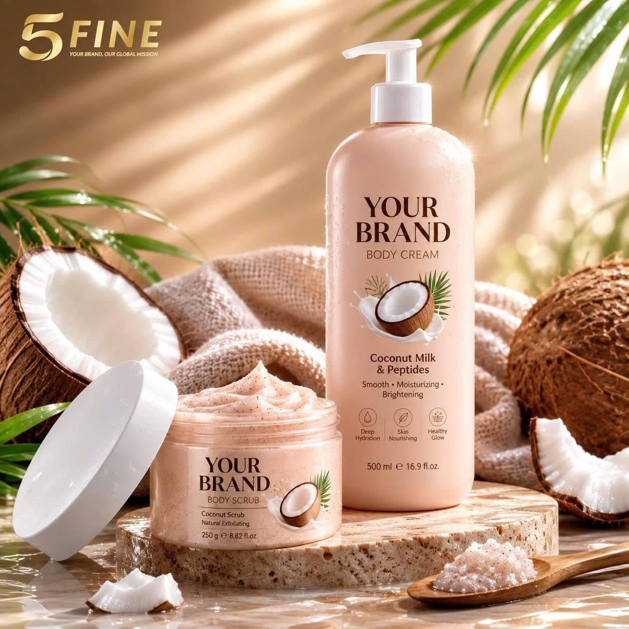 Body Care Set packaging design — 5FINE OEM/ODM