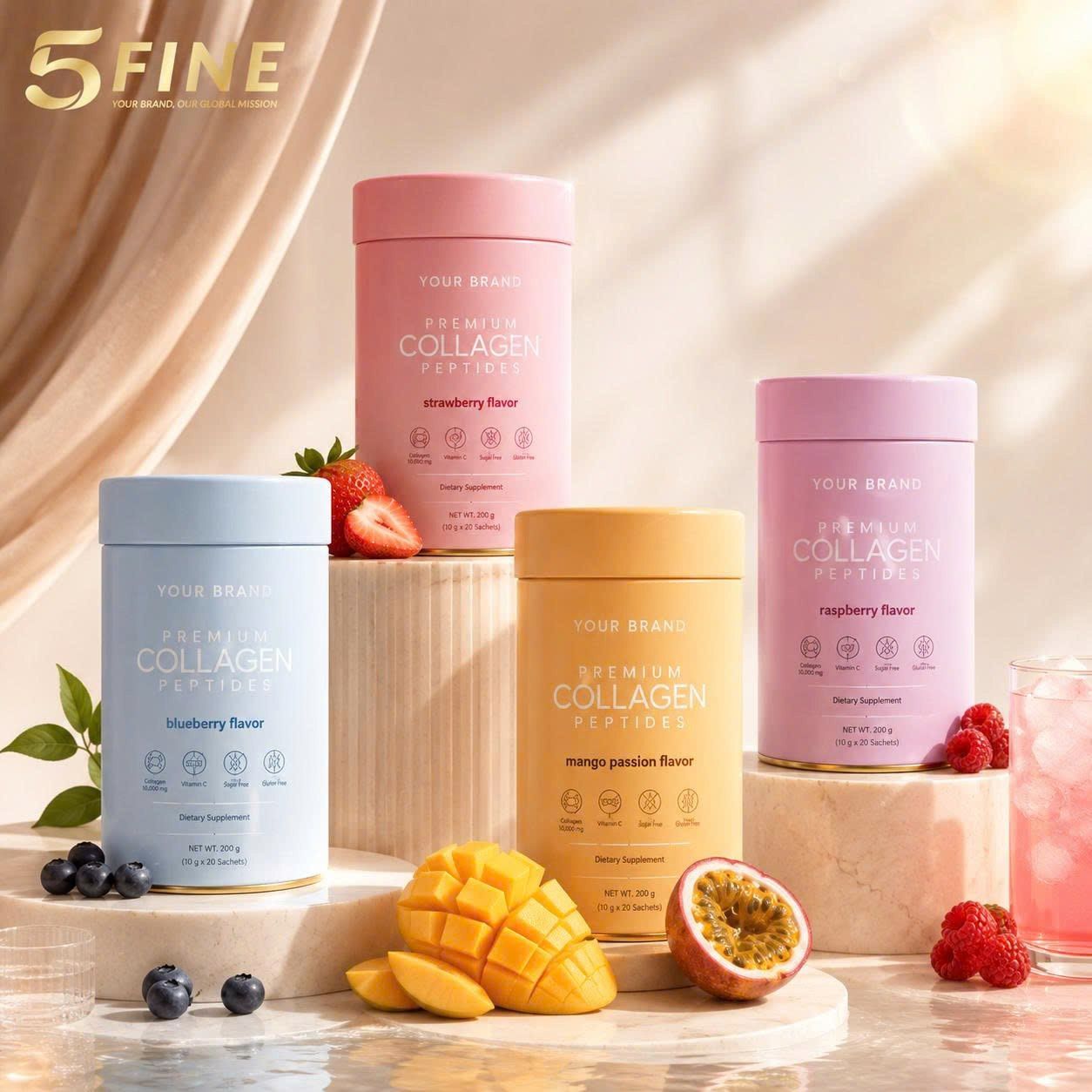 Collagen Drink packaging design — 5FINE OEM/ODM