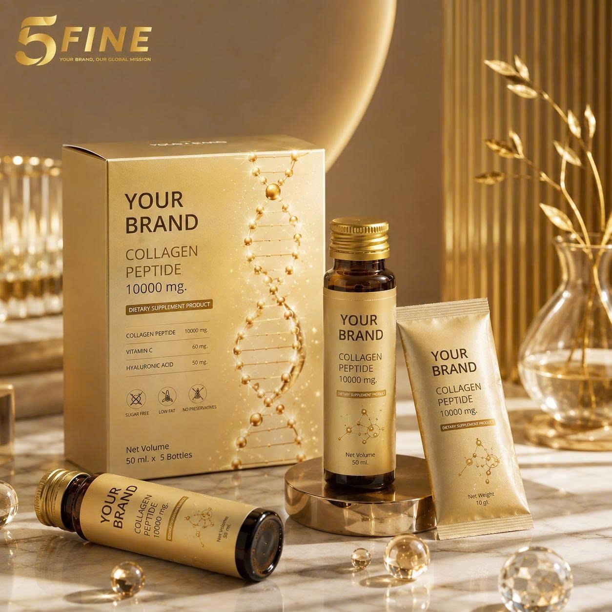 Collagen Drink packaging design — 5FINE OEM/ODM