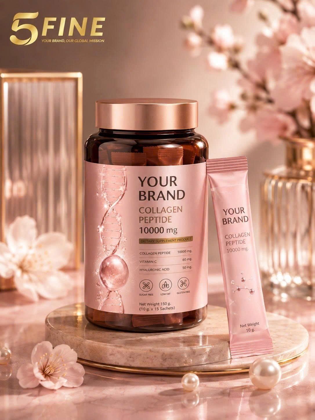 Collagen Drink packaging design — 5FINE OEM/ODM