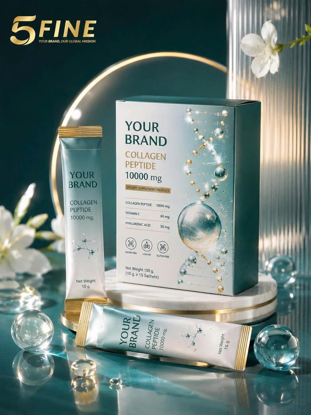 Collagen Drink packaging design — 5FINE OEM/ODM