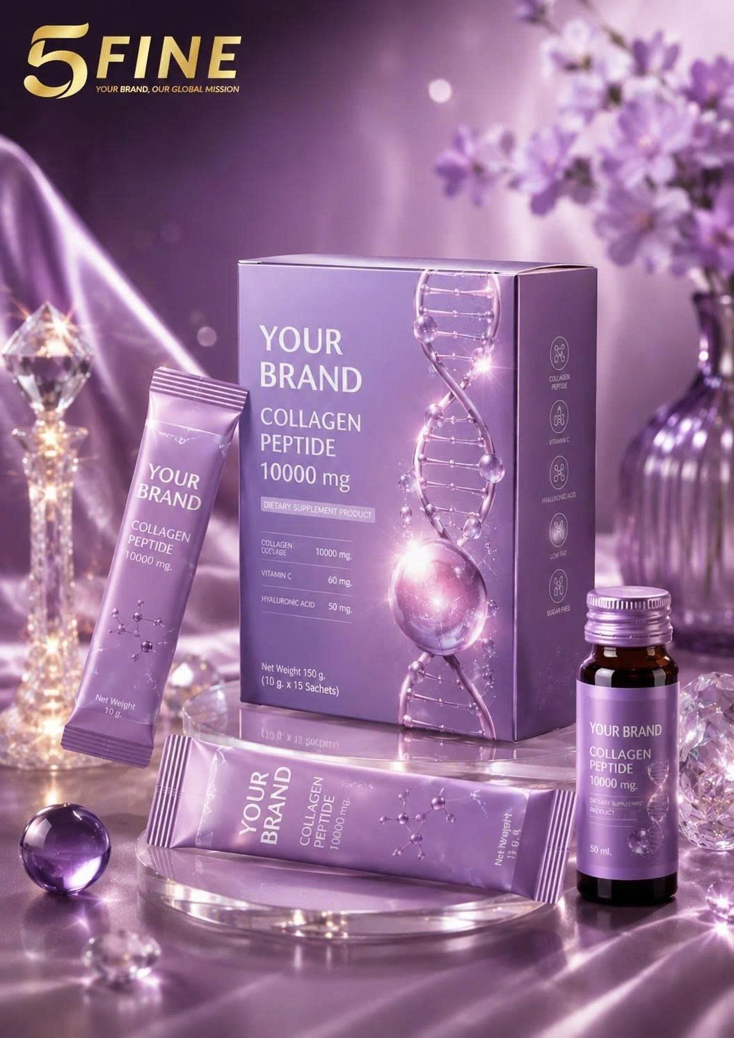 Collagen Drink packaging design — 5FINE OEM/ODM