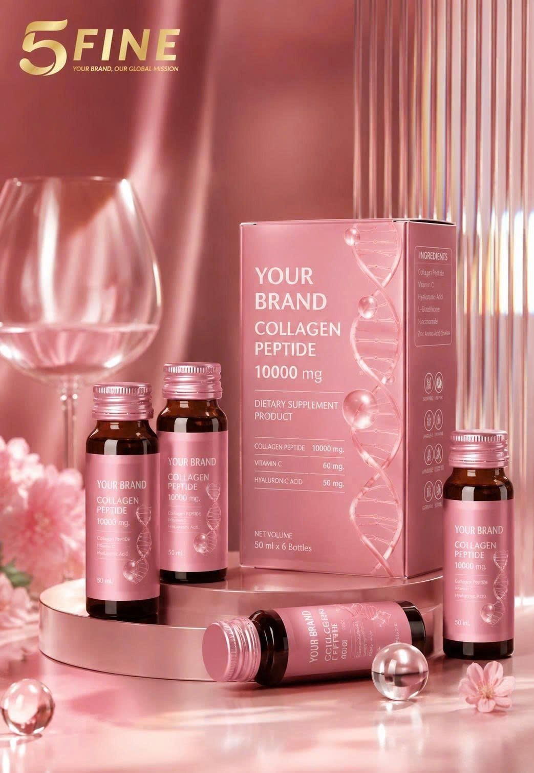 Collagen Drink packaging design — 5FINE OEM/ODM