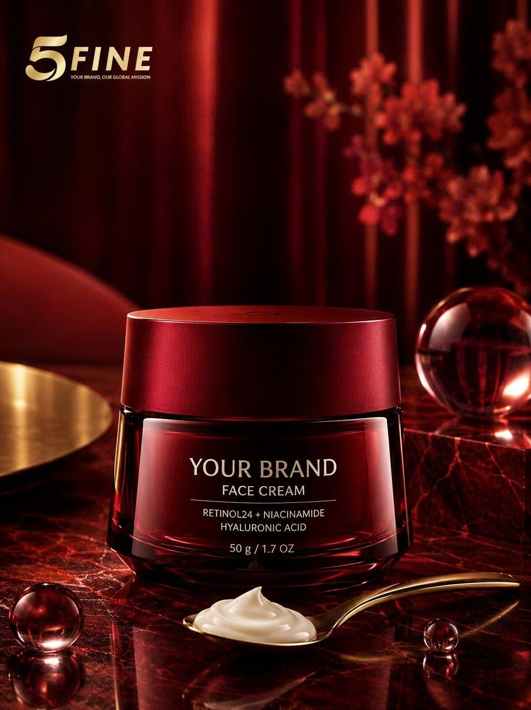 Face Cream packaging design — 5FINE OEM/ODM