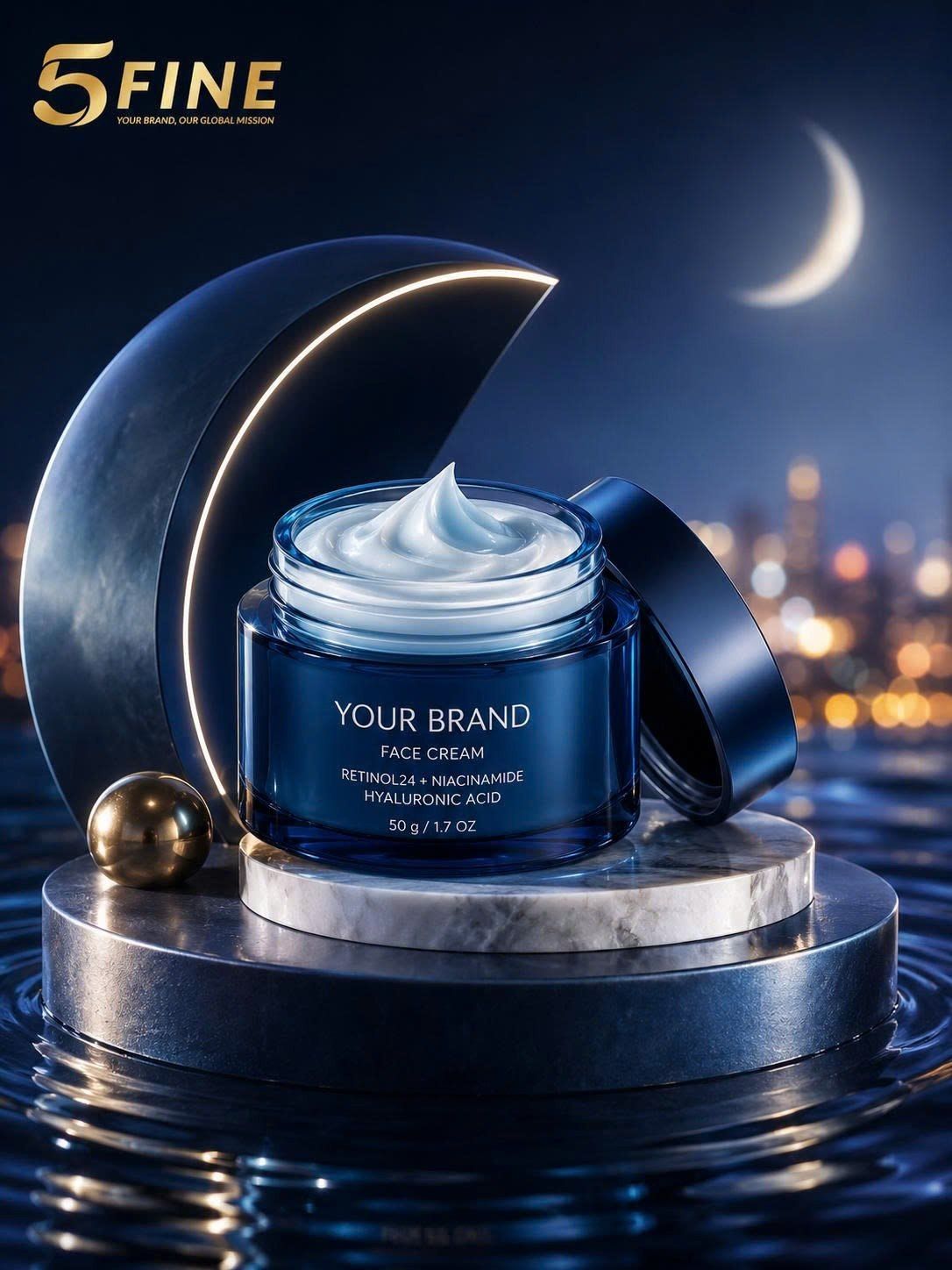 Face Cream packaging design — 5FINE OEM/ODM