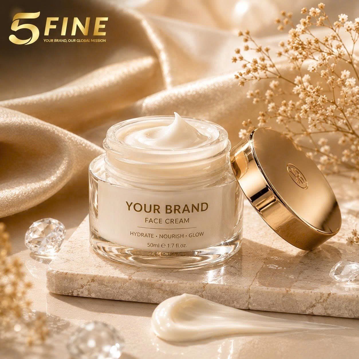 Face Cream packaging design — 5FINE OEM/ODM