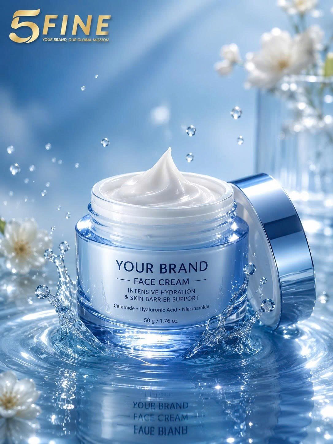 Face Cream packaging design — 5FINE OEM/ODM