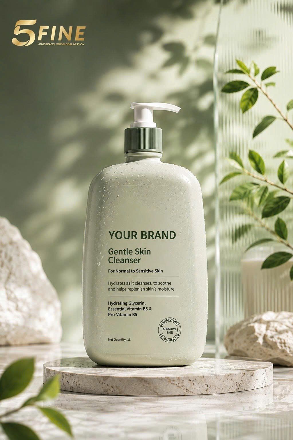 Face Wash & Cleanser packaging design — 5FINE OEM/ODM