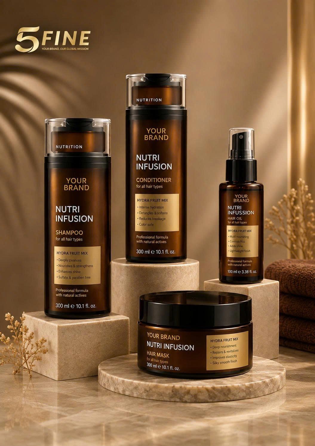 Haircare packaging design — 5FINE OEM/ODM