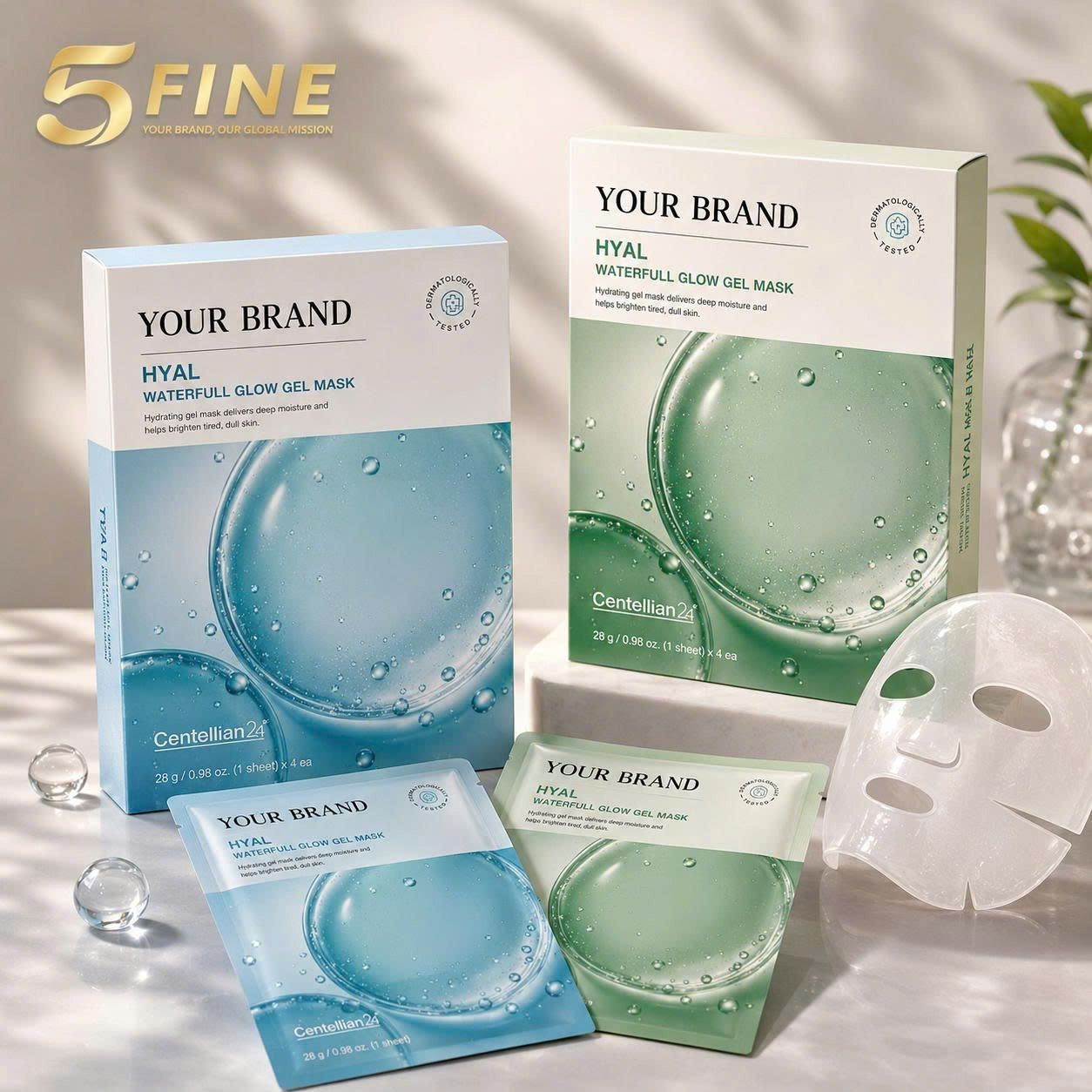 Face Mask packaging design — 5FINE OEM/ODM