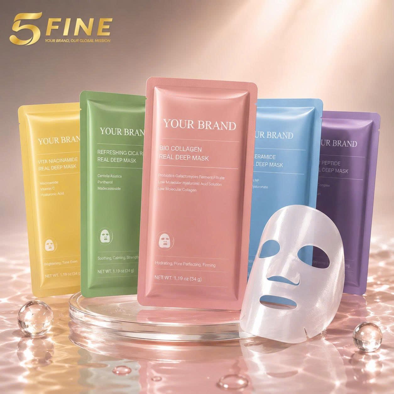 Face Mask packaging design — 5FINE OEM/ODM