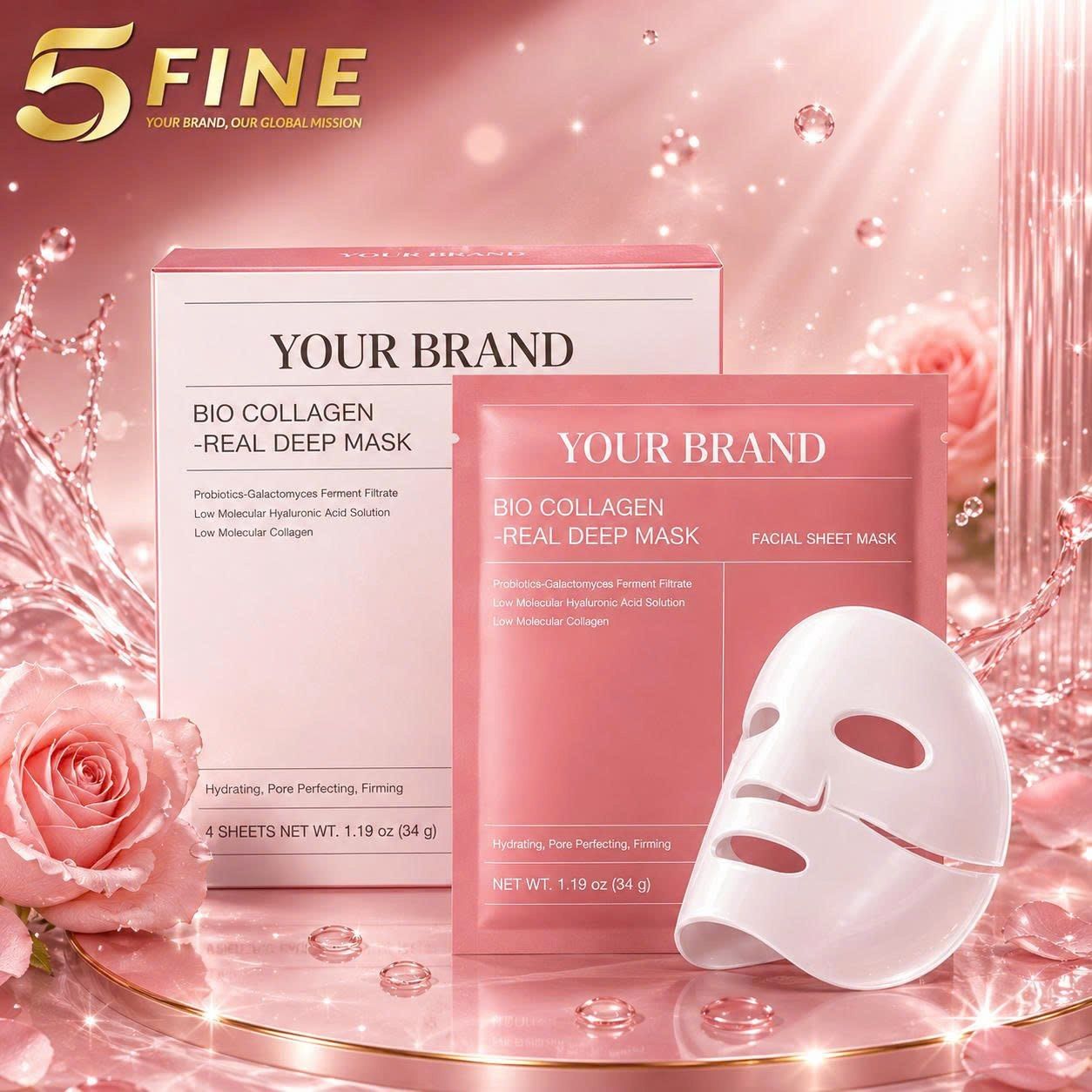 Face Mask packaging design — 5FINE OEM/ODM