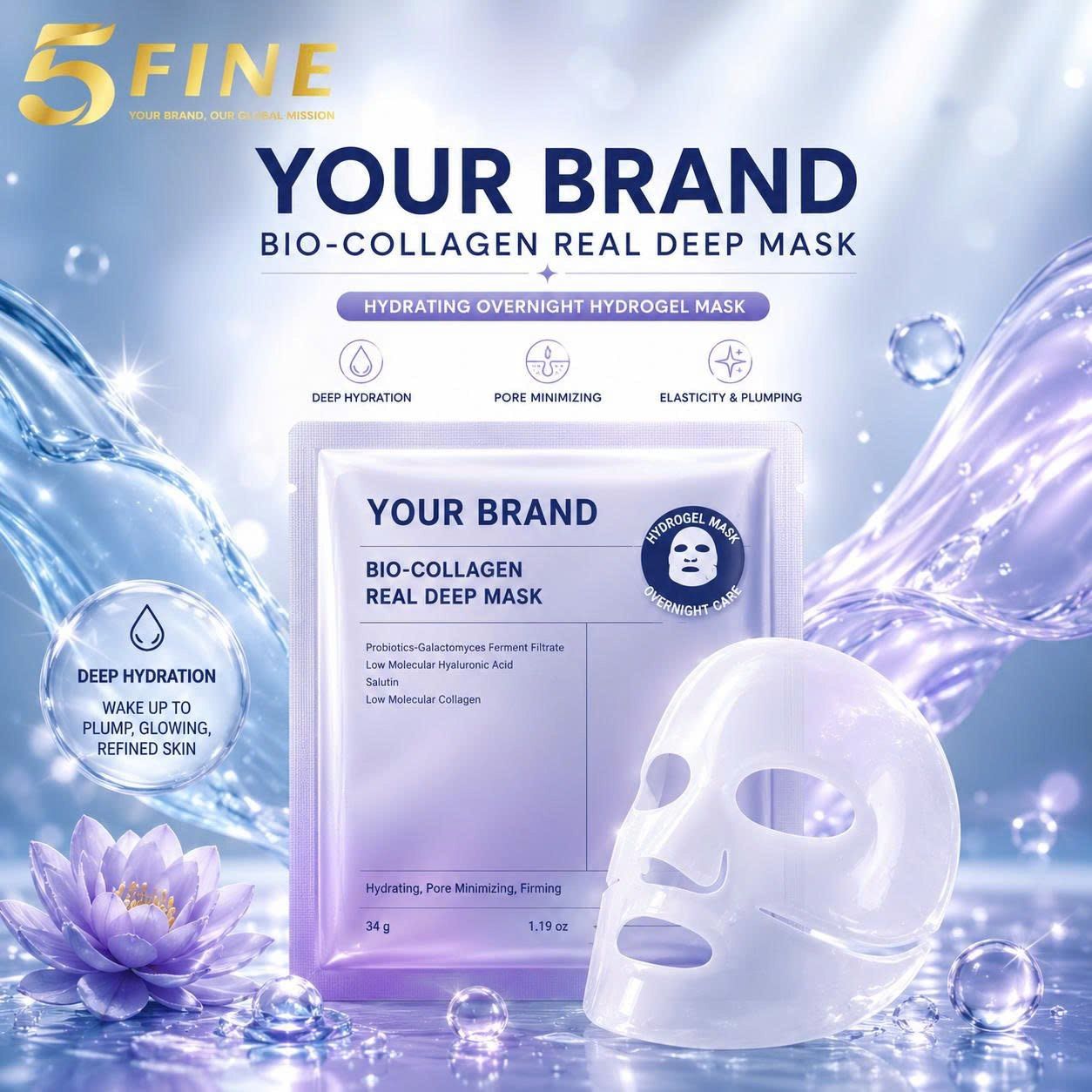 Face Mask packaging design — 5FINE OEM/ODM