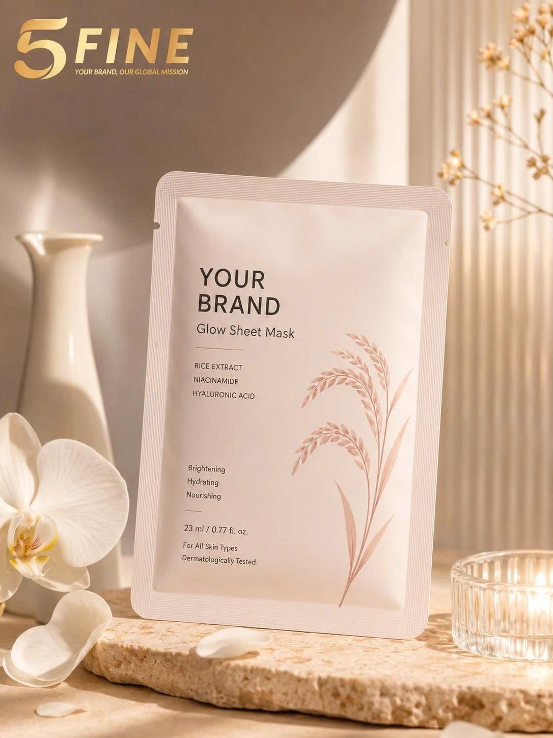 Face Mask packaging design — 5FINE OEM/ODM