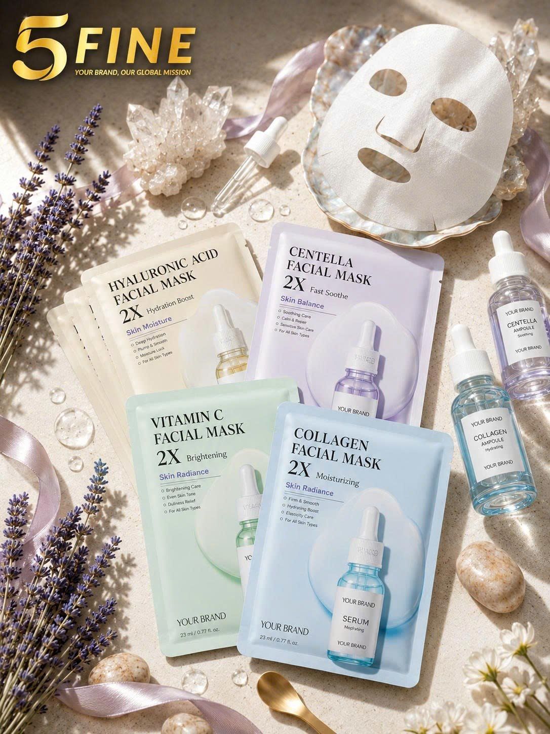 Face Mask packaging design — 5FINE OEM/ODM