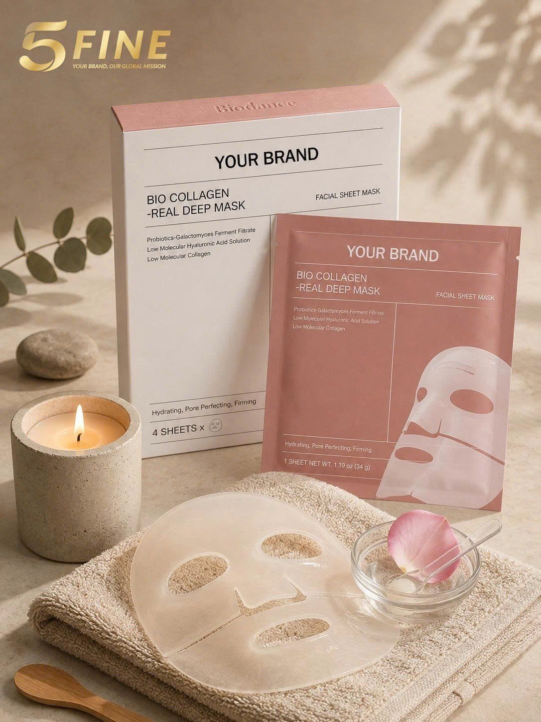 Face Mask packaging design — 5FINE OEM/ODM