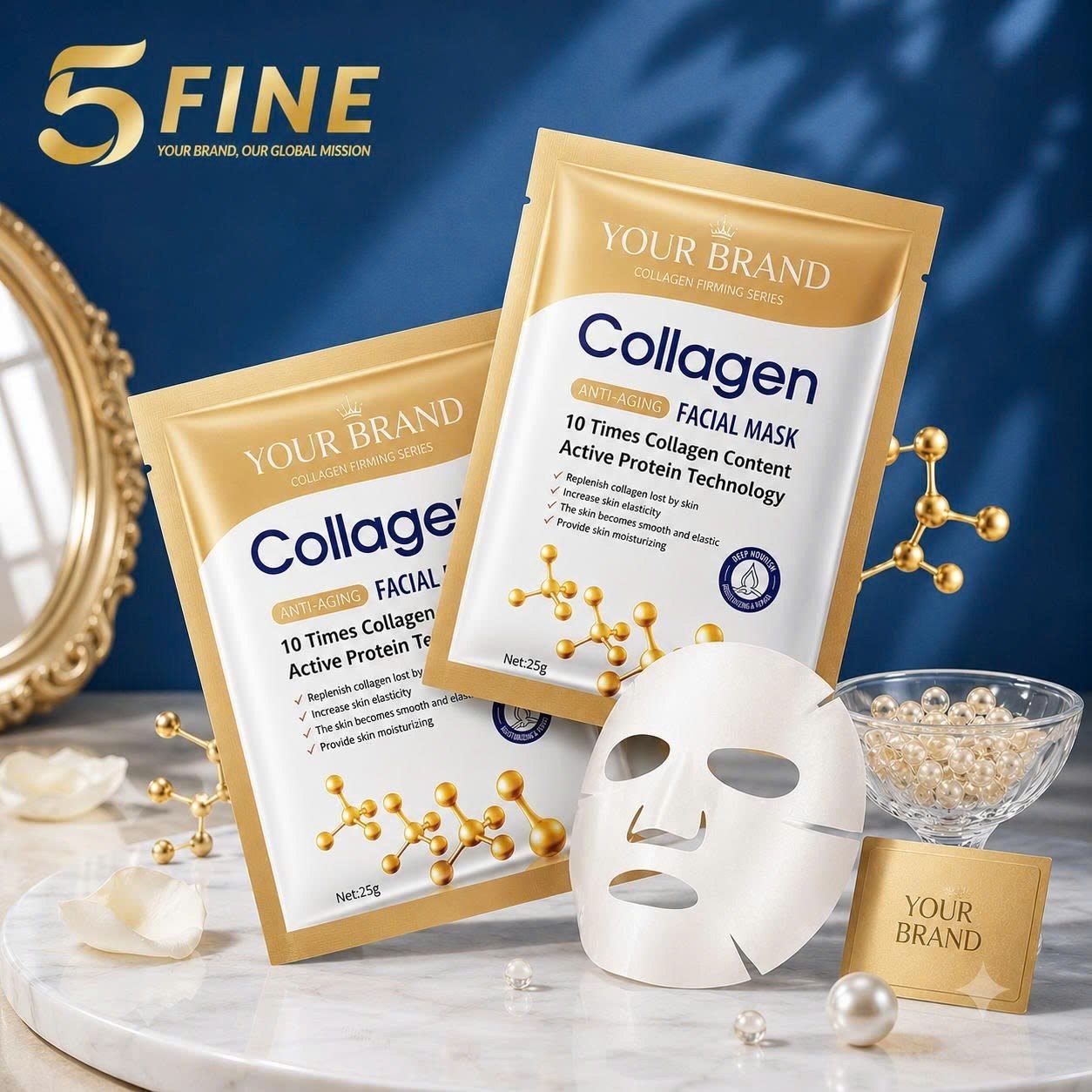 Face Mask packaging design — 5FINE OEM/ODM