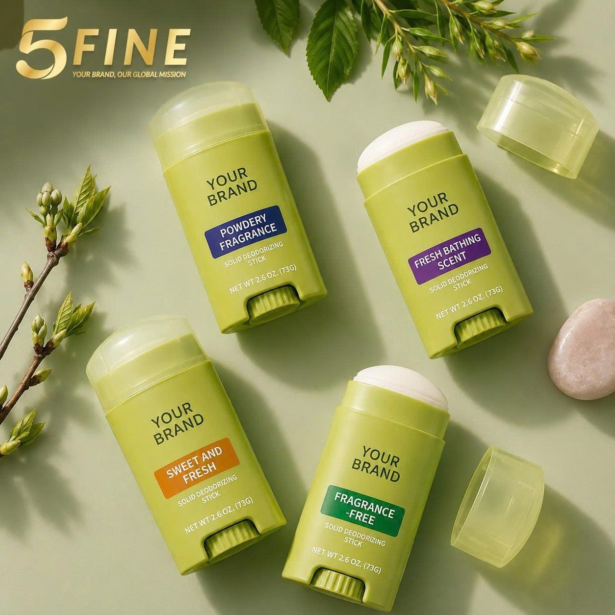 Roll On Deodorant packaging design — 5FINE OEM/ODM