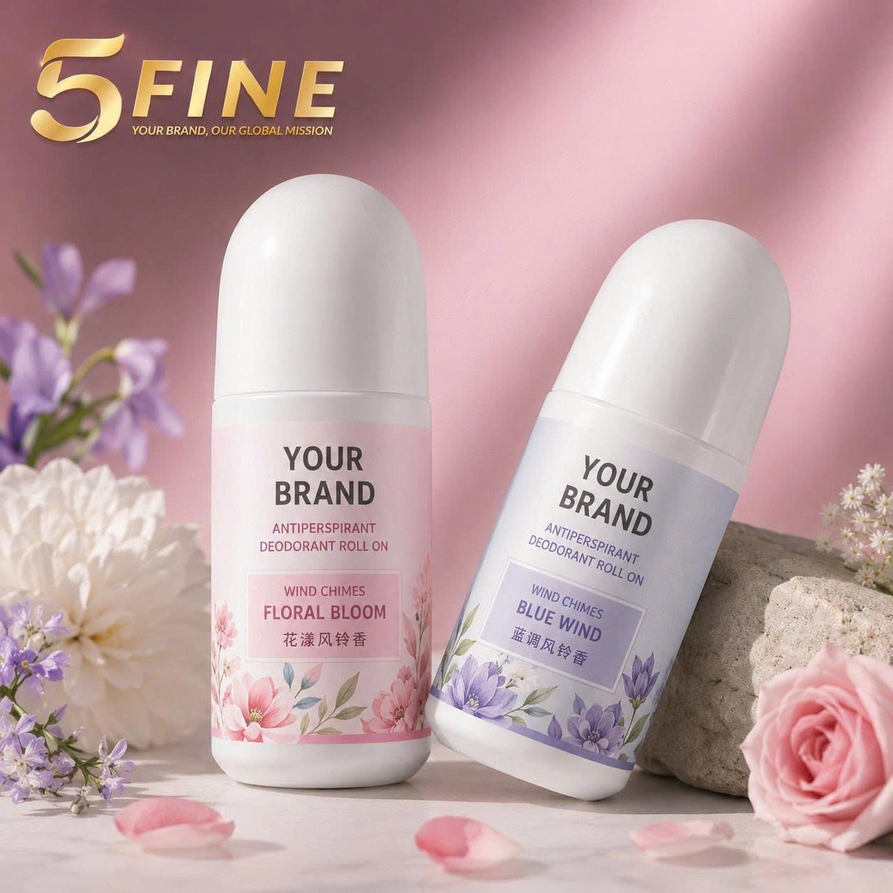 Roll On Deodorant packaging design — 5FINE OEM/ODM