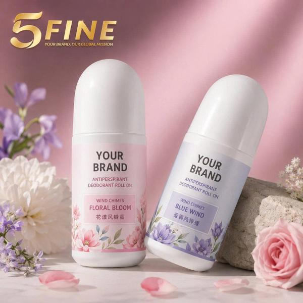 Roll-On Deodorant packaging design — 5FINE OEM/ODM