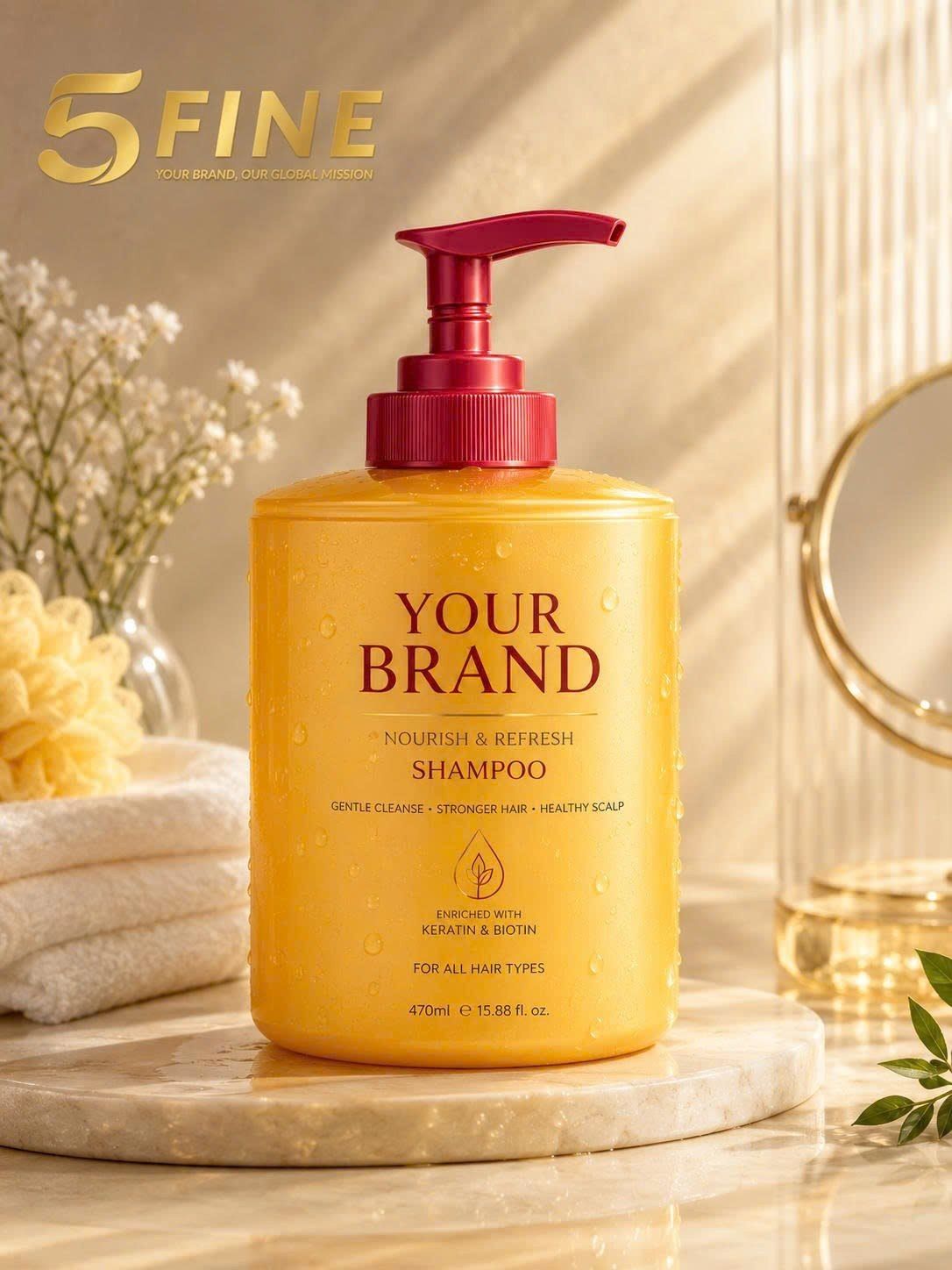 Shampoo packaging design — 5FINE OEM/ODM