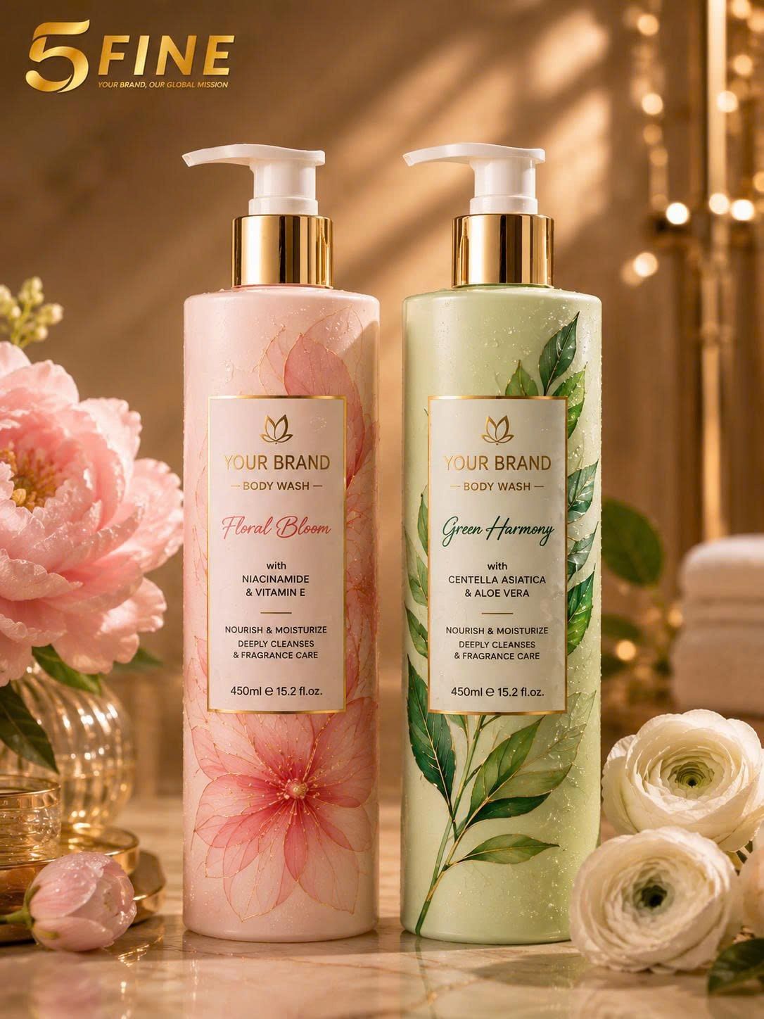 Shower Gel packaging design — 5FINE OEM/ODM