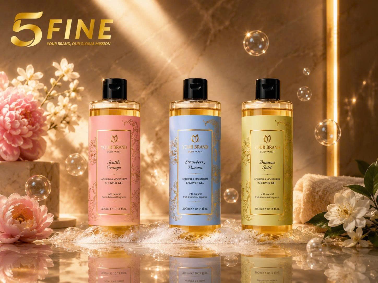 Shower Gel packaging design — 5FINE OEM/ODM