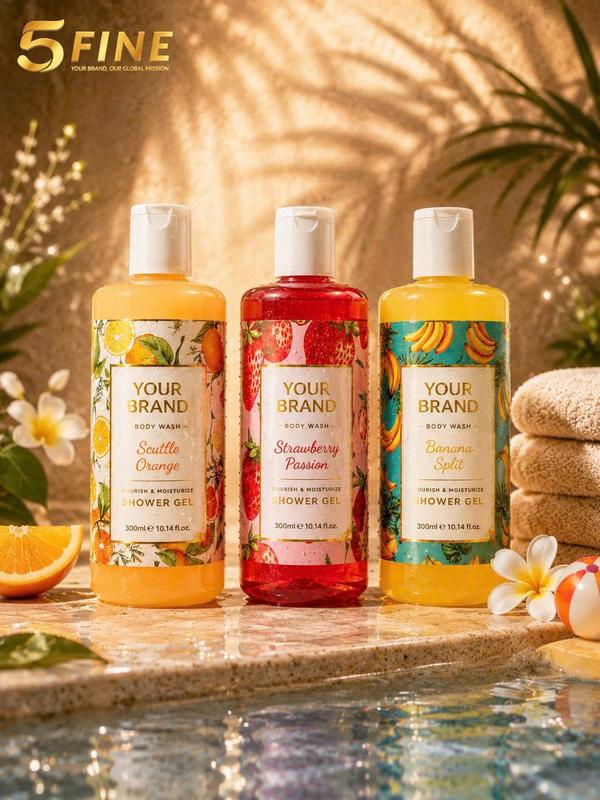 Shower Gel packaging design — 5FINE OEM/ODM