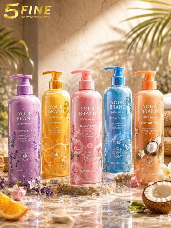 Shower Gel packaging design — 5FINE OEM/ODM